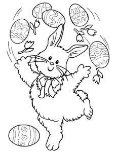 Easter Bunny Coloring Pages & Coloring Book