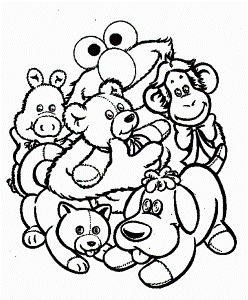Sesame Street Coloring Pages To Print 466 | Free Printable