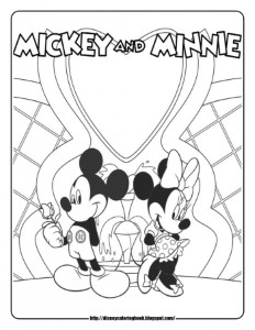 Mickey Mouse Clubhouse Coloring Page : Printable Coloring Book