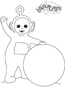 Coloring Page - Teletubbies coloring pages 17