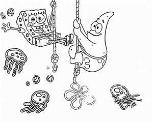 Spongebob Printable Coloring Pages 40328 Label Free Coloring