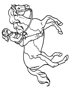 leprechaun laughing for saint patricks day coloring book page