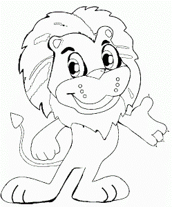 Lion kids coloring pages, free printable coloring pictures, kids