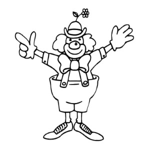 Circus and Clown Coloring Pages