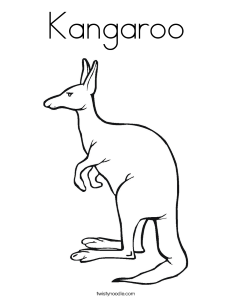 Kangaroo Coloring Pages | Coloring Pages