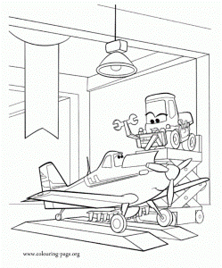 Planes Disney Coloring Pages