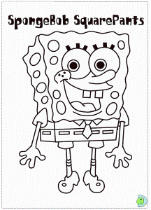 Sponge Bob Coloring page
