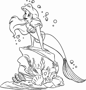 The Little Mermaid Coloring Pages (1) - Coloring Kids