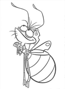 Princess And The Frog Fly Coloring Pages Coloringplus 197960 Fly