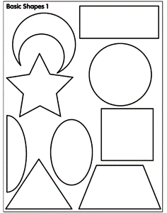 Printable Shape Coloring Pages
