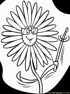 Coloring Pages Flower Coloring Ws (Natural World > Flowers) - free