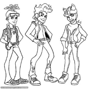 Download Monster High Monster High Boys Coloring Pages Or Print