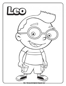 Little Einsteins Coloring Page For Kids Printable Coloring Sheet