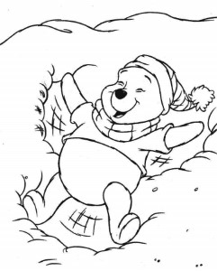 Winnie The Pooh Disney Cartoon Coloring Pages