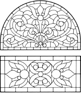 stained glass | Education: Coloring Pages