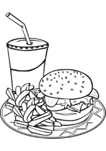 Printable Food Coloring Pages | ColoringMe.com