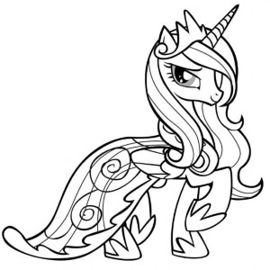 My Little Pony Princess Cadence Coloring Pages - GetColoringPages.com