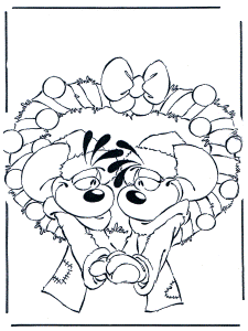 Diddl x-mas 3 - Coloring pages Christmas