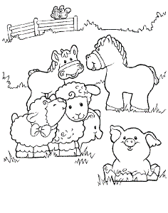 Little People Coloring Pages 9 | Free Printable Coloring Pages