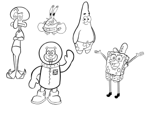 spongebob drawing process by candydoodlz on deviantART