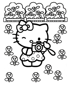 Hello kitty coloring sheet | coloring pages for kids, coloring