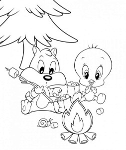 Colorear Baby Looney Tunes (31) - Dibujo para Colorear