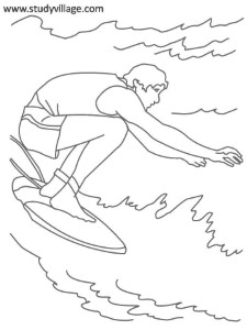 Summer Holidays coloring page for kids 29: Summer Holidays