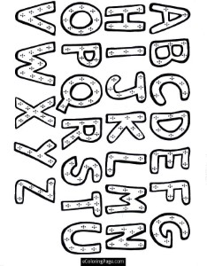 Alphabets Coloring Pages For Kids 533 | Free Printable Coloring Pages