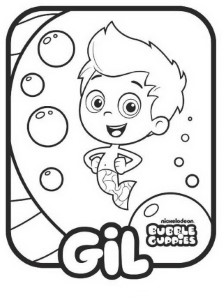 Bubble Guppies Drawings: GIL coloring ~ Child Coloring