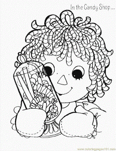 Cartoon Christmas Coloring Pages - Free Printable Coloring Pages