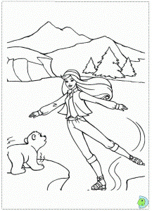 Barbie and The Magic Pegasus Coloring Pages6 « Printable Coloring