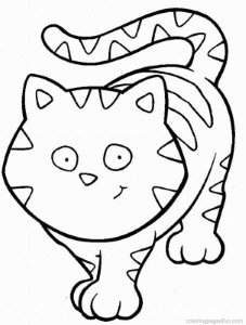 Cats and Kitten Coloring Pages 2 | Free Printable Coloring Pages