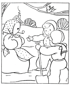 back to coloring pages caillou