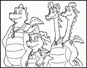 Dragon Tales Coloring Pages : Printable Coloring Pages
