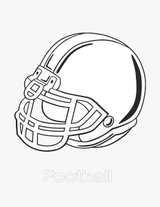 Football Helmets Coloring Pages - Free Printable Coloring Pages