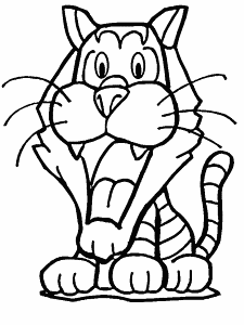 Tigers Tiger3 Animals Coloring Pages & Coloring Book