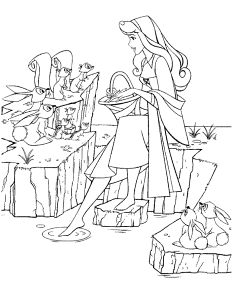 Sleeping-Beauty-Coloring-Pages5 - Coloring Kids