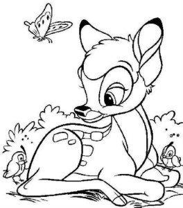 Free Printable Bambi Coloring Pages | Coloring Pages For Kids