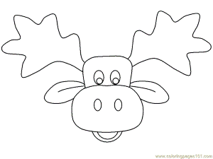 Moose Coloring Pages - Free Coloring Pages For KidsFree Coloring