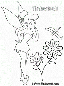 dibujos de tinker bell Colouring Pages