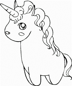 Unicorn, umbrella kids coloring pages, free printable coloring