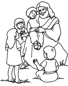 Jesus Loves The Little Children Coloring Page - Coloring Pages for ...
