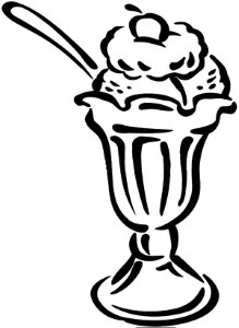 Nutrious Ice Cream Sundae Coloring Pages | Bulk Color
