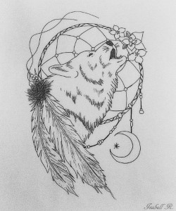 Pin Wolf Dreamcatcher Colouring Pages