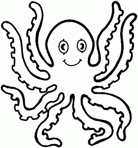 Octopus Outline | animalgals