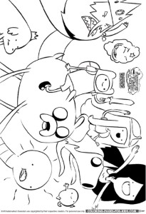 More Free Printable Adventure Time Coloring Pages And Sheets Can