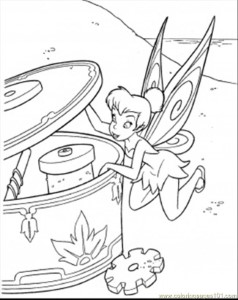 Coloring Pages Big Box (Cartoons > Disney Fairies) - free