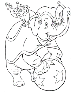 Circus Animal Coloring Pages - Free Printable Coloring Pages