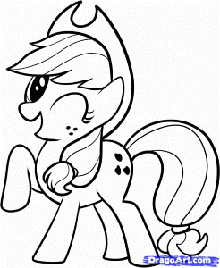 How To Draw Applejack My Little Pony Step 9