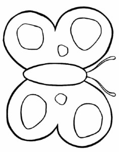 butterfly coloring page for kids | Coloring Pages